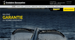 Desktop Screenshot of croisierebaleine.ca